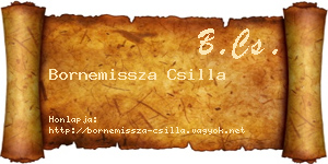 Bornemissza Csilla névjegykártya